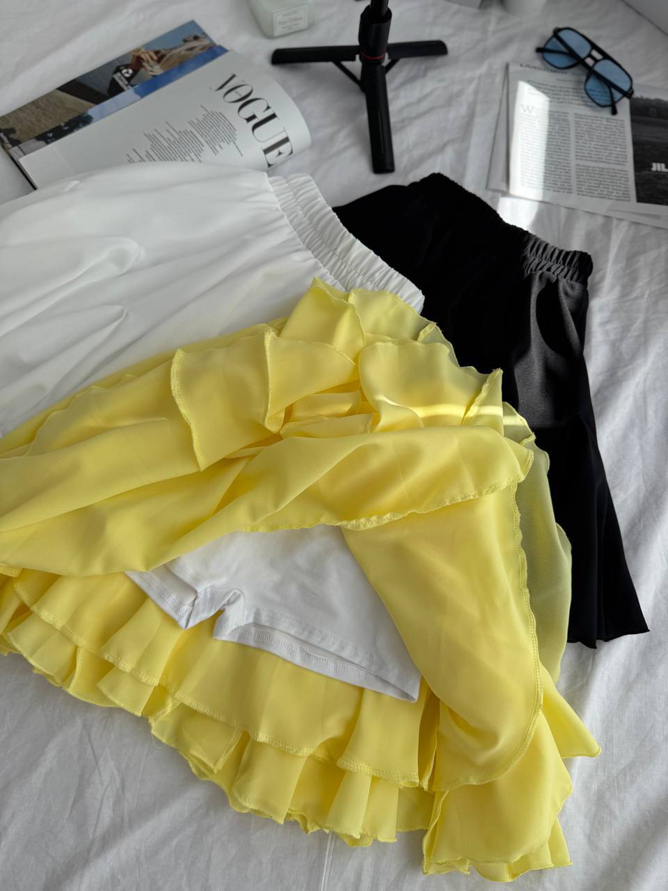 This is THE skirt with built-in shorts from Pinterest