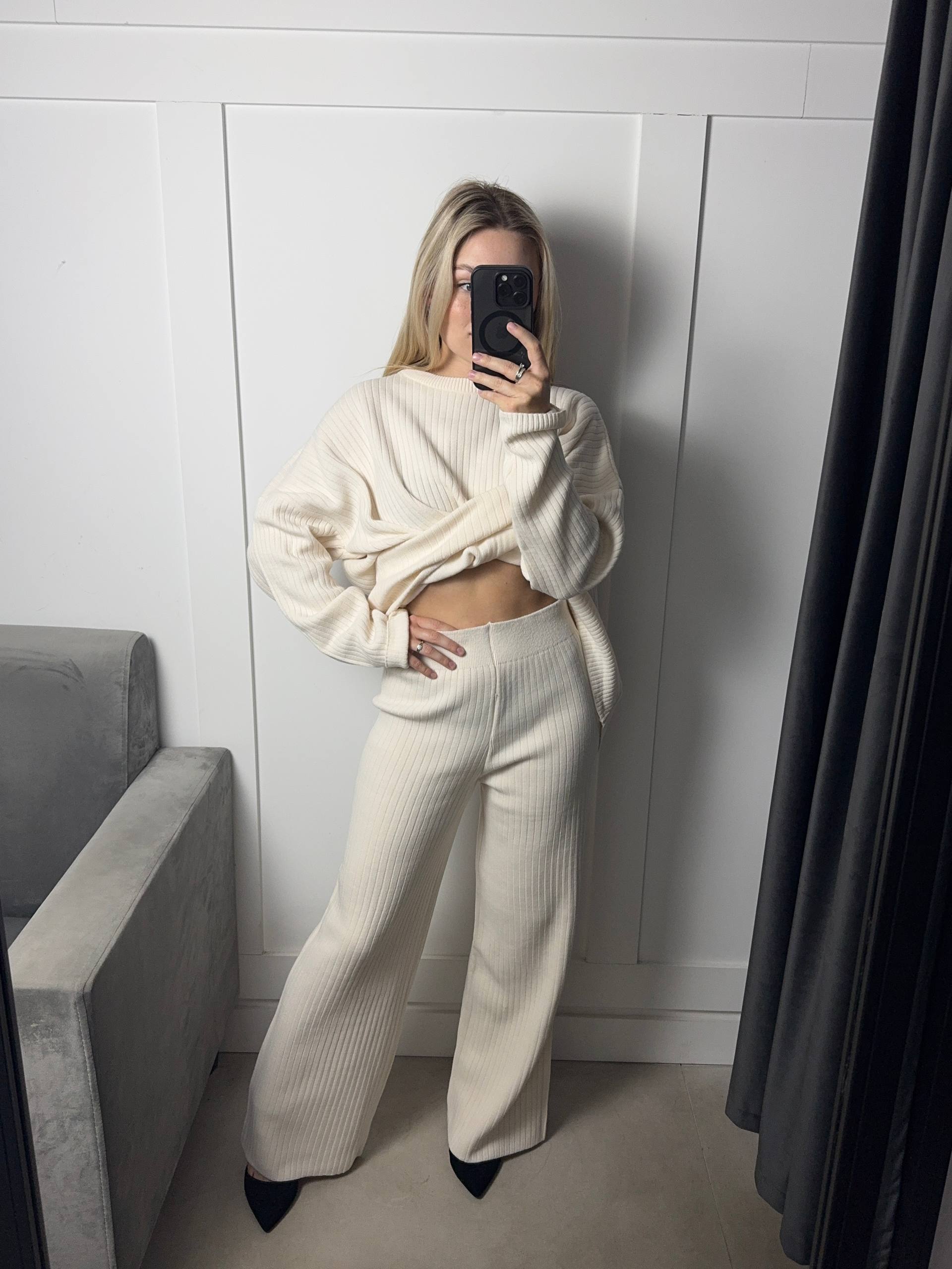 Set Sweater+Palazzo Pants