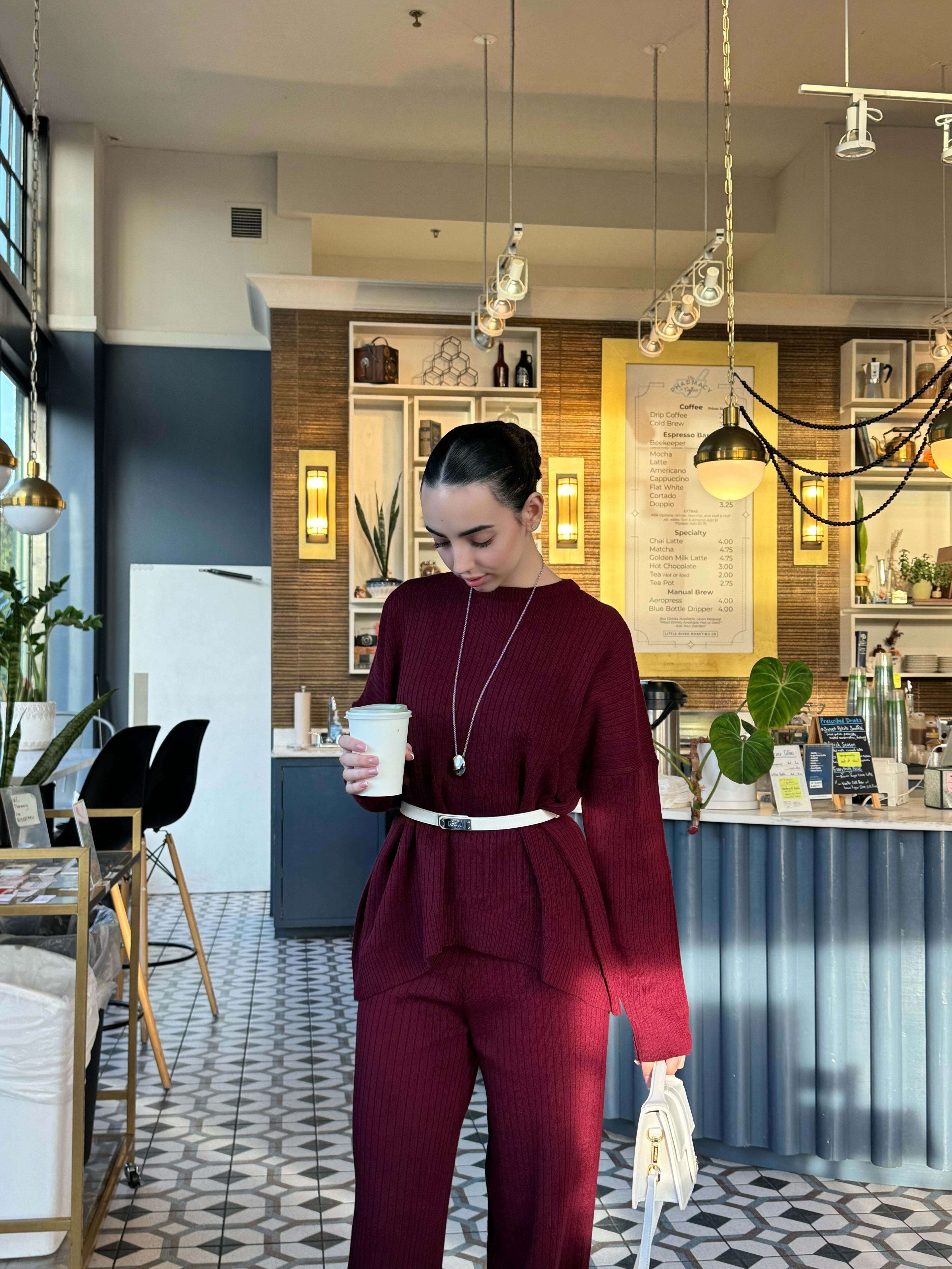 Set Sweater+Palazzo Pants