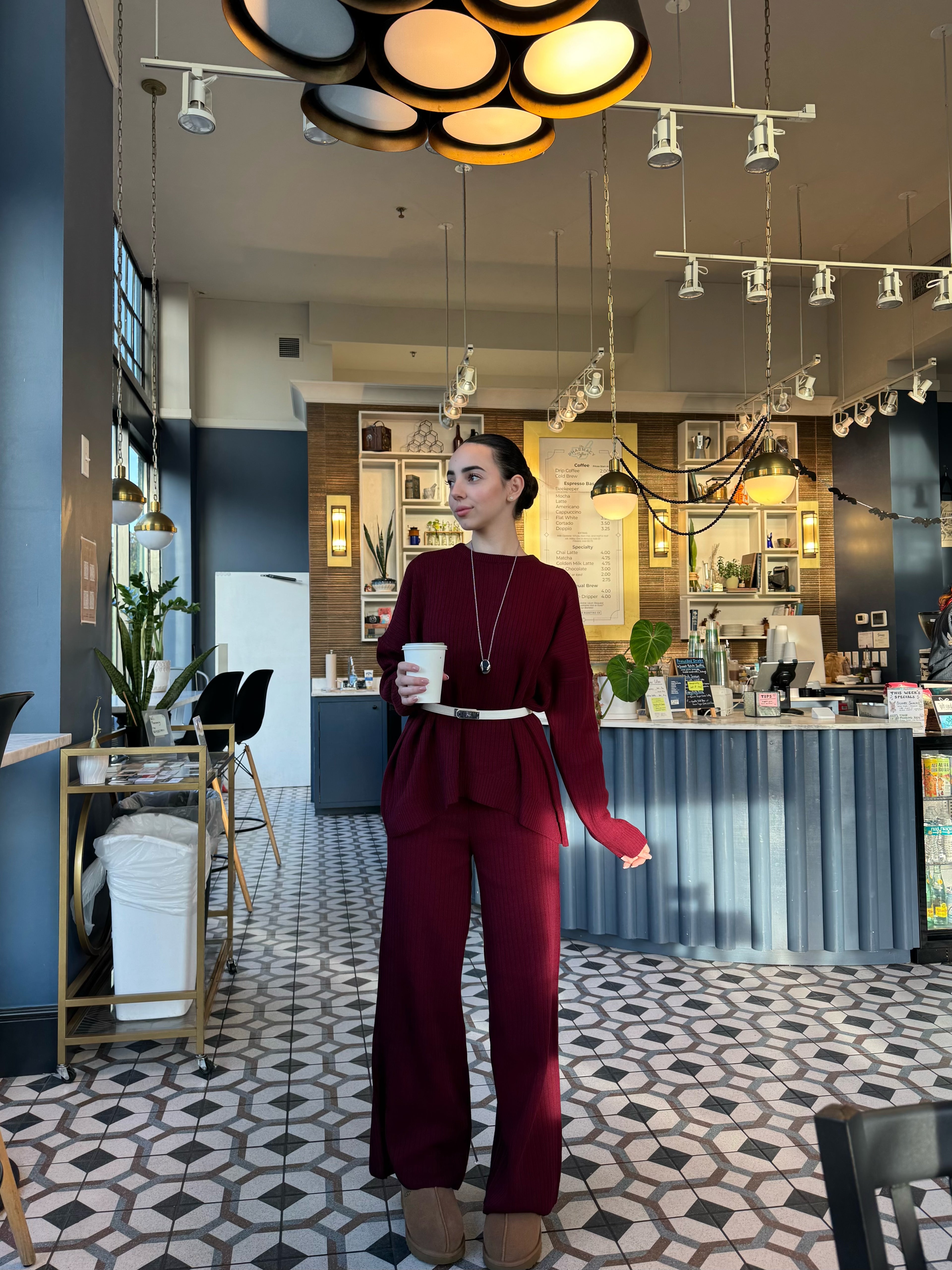 Set Sweater+Palazzo Pants